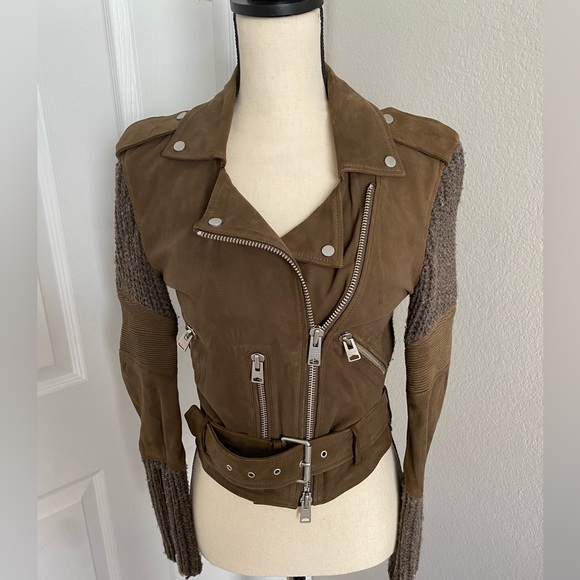 Allsaints Denelle Biker Jacket Size XS - Picture 4 of 16